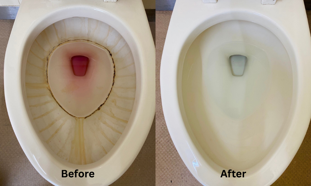 北九州市内の学校トイレ清掃BeforeAfter