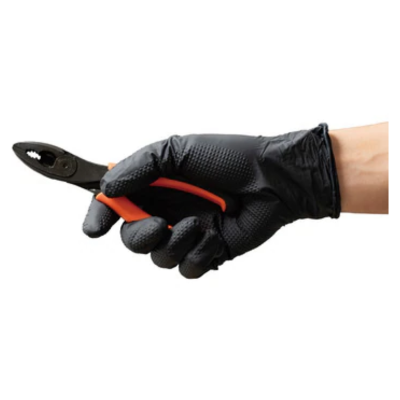 ニトリル厚手手袋12枚入りパッケージ